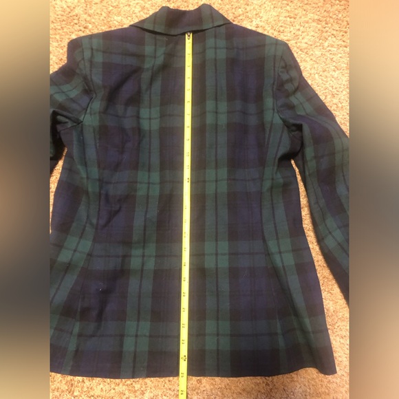 Ralph Lauren Classic Black Watch Tartan Plaid Blazer - Picture 7 of 16